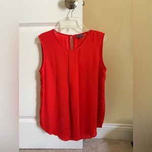 Vince Camuto Womens Vibrant Orange Sleeveless Blouse Size PS